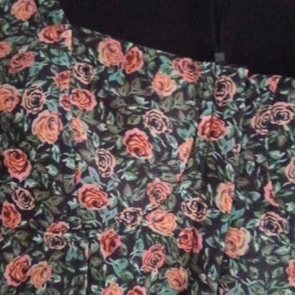 Zara Y2K Floral Square Neck Corset Crop Top M NWOT - Picture 11 of 15